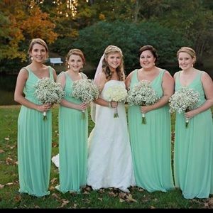 Long Mesh Dress with Cowl Back Detail